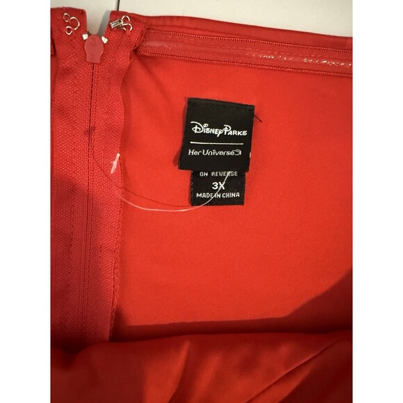 CRUELLA RULES Her Universe Live Red Evening Dinner Party Dress 3XL Disney Parks - Picture 8 of 15